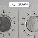 India - 2011 - 1 Rupee Hyderabad Mint 1 Oclock Rotation Error Coin Used