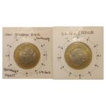 India - 2009 - 10 Rupees - Homi Bhabha Birth Centenary Year 2008-2009-BOMBAY Mint 11O clock Rotation ERROR Coin Used