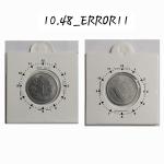 India - 2017 - 1 Rupee Calcutta Mint 2 Oclock Rotation Error Coin Used
