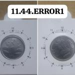 India - 2013 - 1 Rupee Hyderabad Mint 11O C - Error Coin