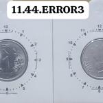 India - 2013 - 1 Rupee Hyderabad Mint 1O Cl - Error Coin