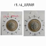 India - 2019 - 10 Rupees BOMBAY Mint 1.30 Rotation ERROR Coin UNC