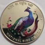 India - National Bird Of India-The Peacock (Souvenir Coin)