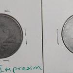 India - 2007 - 2 Rupees Kolkata Mint Ghost Error Coin Used