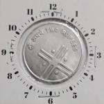 India - 2007 - 2 Rupees Hyderabad Mint 11 Oclock Rotation Error Coin UNC
