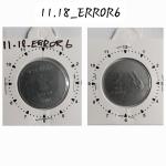 India - 2007 - 2 Rupees Mudra Bombay Mint 11 Oclock Rotation Error Coin Used