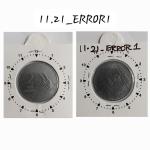 India - 2010 - 2 Rupees Mudra Hyderabad Mint 2 Oclock Rotation Error Coin Used
