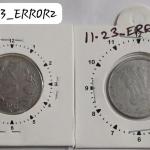 India - 2011 - 2 Rupees Hyderabad Mint 11 Oclock Rotation Error Coin Used