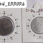 India - 2012 - 2 Rupees Kolkata Mint 1 Oclock Rotation Error Coin Used