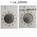 India - 2014 - 2 Rupees Kolkata Mint 12.30 Rotation Error Coin Used