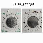 India - 2018 - 2 Rupees Kolkata Mint 1.30 Rotation Error Coin UNC