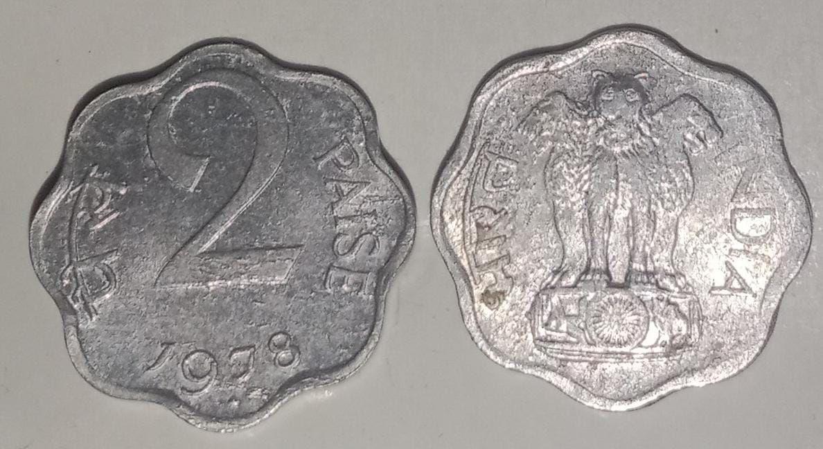 India - 1978 - 2 Paise UNC 1 No - Coin