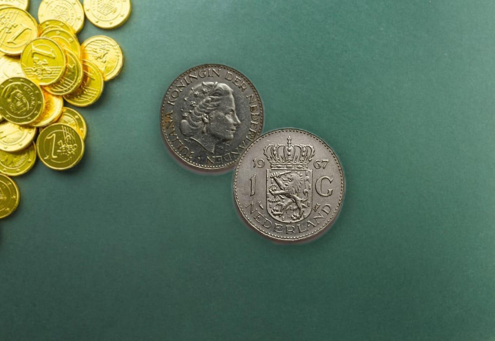 Netherlands-1 Gulden 1967 (Used) - Coin