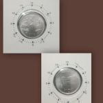 India - 2013 - 1 Rupee Noida Mint 2.30 Rotat - Error Coin