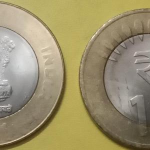 India - 10 Rupees -2014_ UNC Coin