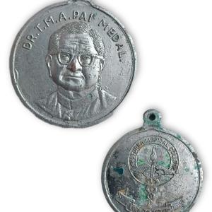 Dr T M A Pai Medal -Kasturba Medical College. Collectible item