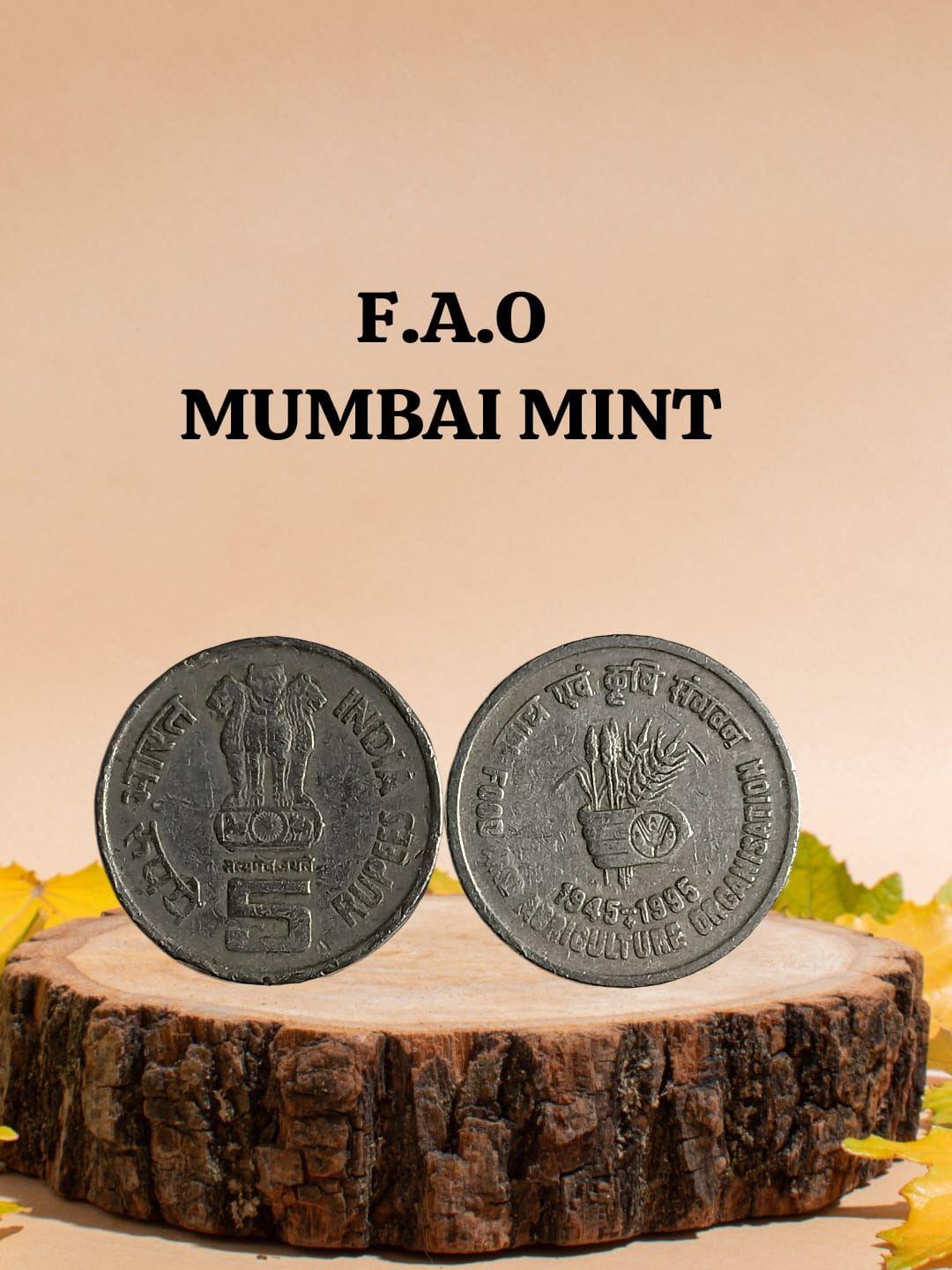 5 Rupees - Food Agriculture Organisation (FAO) BOMBAY MINT Used COIN