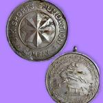 THE BOMBAY HIGH SCHOOLS SPORTS ASSOCIATION 1984 J.K.FOUNDATION MEDAL Used