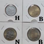 India - 2021 - AZADI KA AMRIT MAHOTSAV Rs. 2, Rs. 5, Rs. 10, Rs. 20 Set of 4 UNC Coins