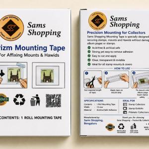 Stamp Mounting Tape for Collectors Philatelists And Archival Safe Mounting Tape Stamp Collection 1 Roll