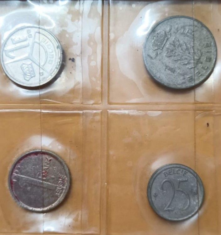 Belgium 4 Coins Used