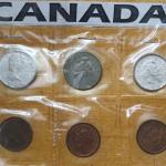 Canada 6 Coins Used