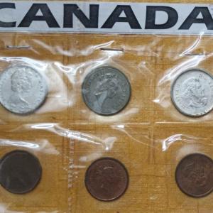 Canada 6 Coins Used