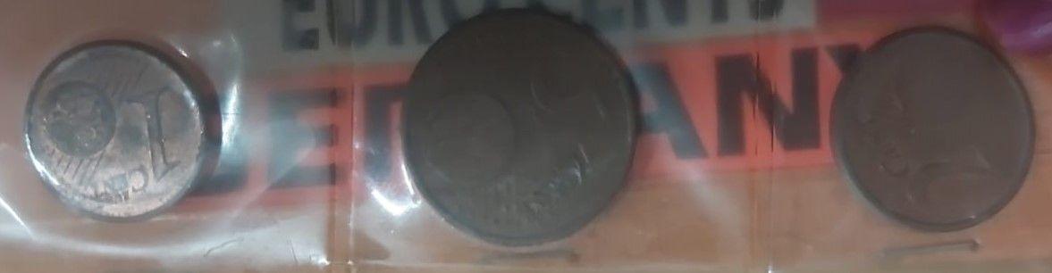 Germany - Euro Cent - 3 Used Coins