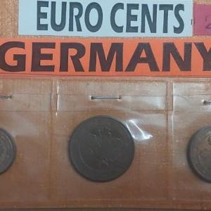 Germany - Euro Cent - 3 Used Coins