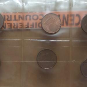 Euro Cent -Different Countries- 6 Coins Used