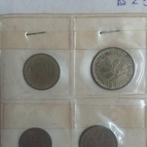 Germany Coins - 4 Coins Used
