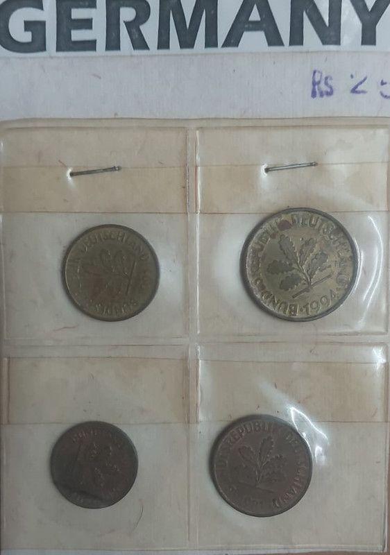 Germany Coins - 4 Coins Used