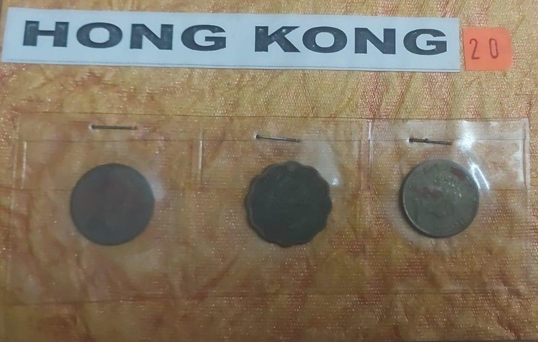 Hong Kong Coins - 3 Coins Used