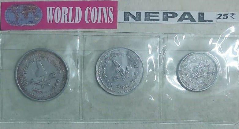 Nepal Coins -3 Coins Used