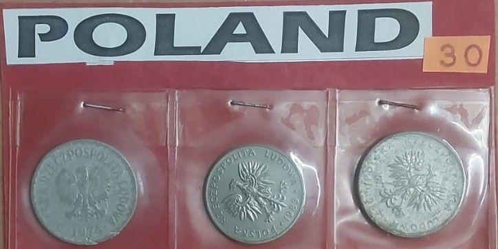 Poland 3 Coins Used