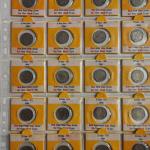 India - 1957-2002 - 25 Paise Coin Collection Set Naya Paisa Series Rhino Type Included Complete Year-Wise Collection in Coin Holder With Sticker 45 Coins