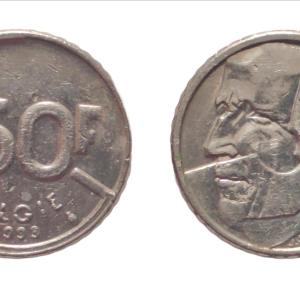 Belgium 50 Francs 1993 Used coin