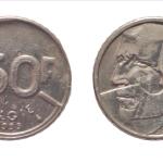 Belgium 50 Francs 1993 Used coin