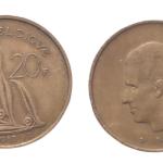 Belgium 20 Francs 1980 Used coin