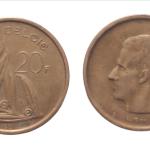 Belgium 20 Francs 1981 Used coin