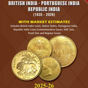 Indian Coinage 2025-26 Catalogue British India, Portuguese India Republic India | 12th Edition | Market Estimates Coin Book