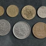 France Pre-Euro Coin Collection 1 Centime To 10 Francs 9 Different Used Coins 1959-1997 (No Specific Year Guarantee)