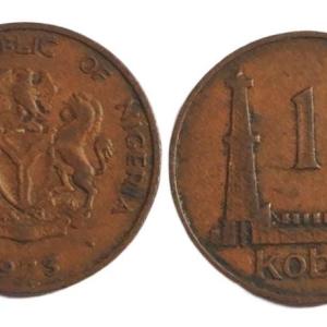 Nigeria 1973 1 Kobo Used - Coin
