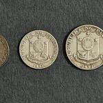 Philippines 1, 5, 10, 25 And 50 Sentimos Vintage 5 Coin Denomination Set Used 1971-1974 (No Specific Year Guarantee)