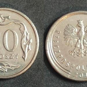 Poland 20 White-Tailed Eagle Groszy 2017 UNC Coin