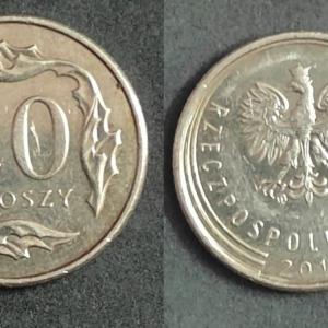 Poland 20 WHITE-TAILED EAGLE Groszy 2018 Used Coin
