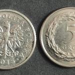 Poland 2015 50 WHITE EAGLE Groszy Used Coin