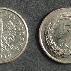 Poland 2016 50 WHITE EAGLE Groszy UNC Coin