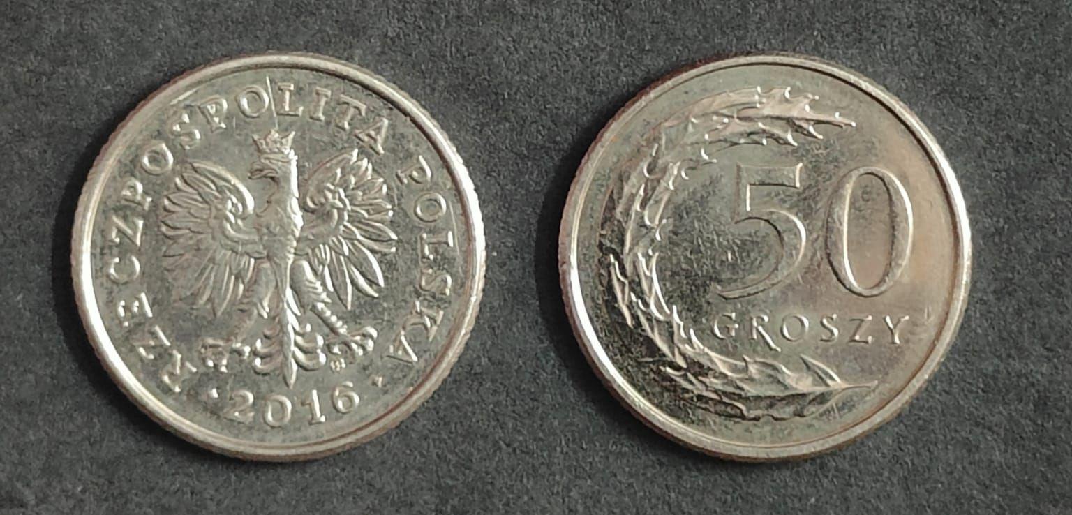 Poland 2016 50 WHITE EAGLE Groszy UNC Coin