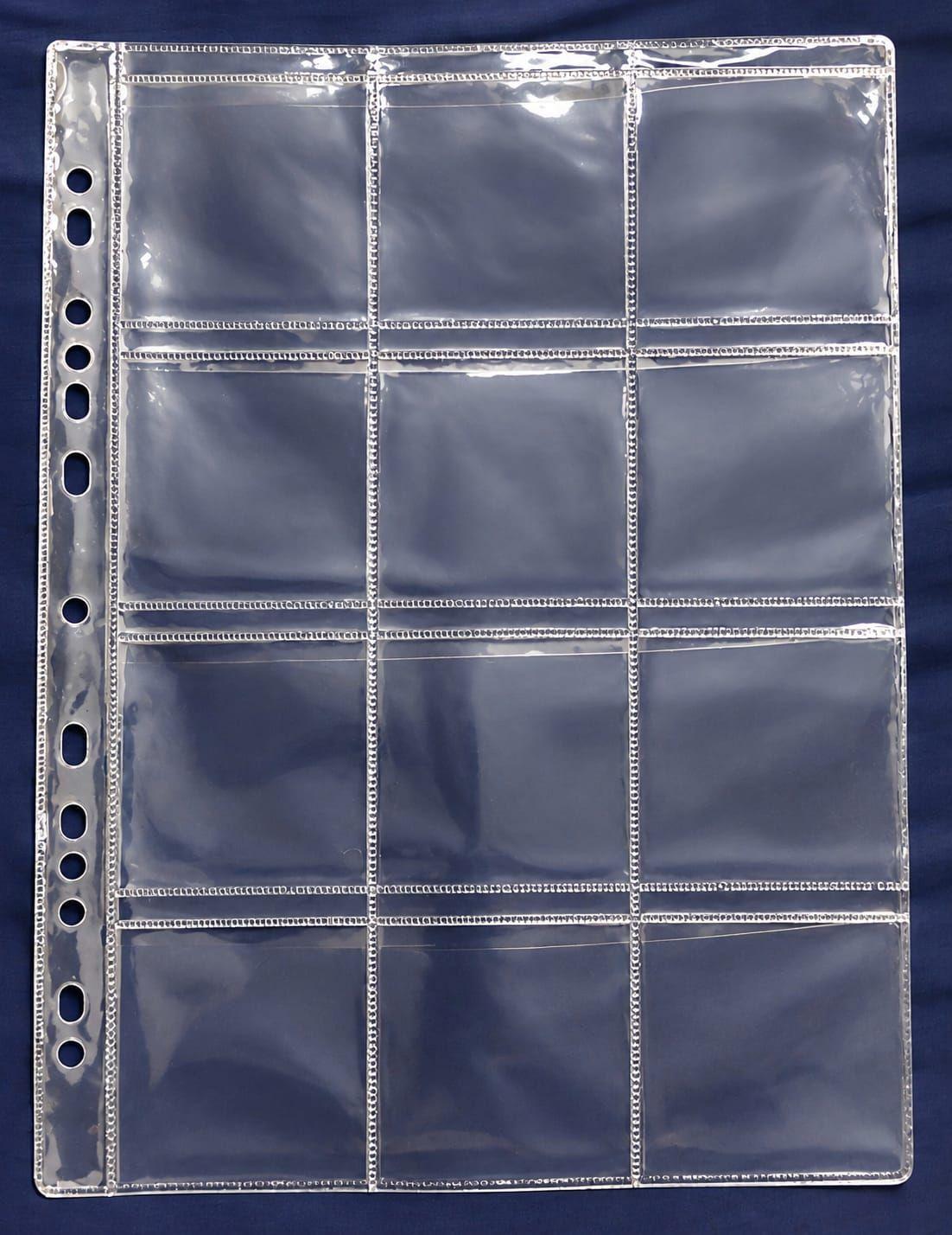 Set of 5 Coin Refills – Premium Non-Toxic PVC Sheets 2×2, 4×2 & Jumbo Coin Holders Coin Collector Storage Pages